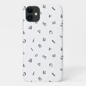 brieven Case-Mate iPhone case (Achterkant)