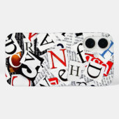 brieven Case-Mate iPhone case (Achterkant (horizontaal))