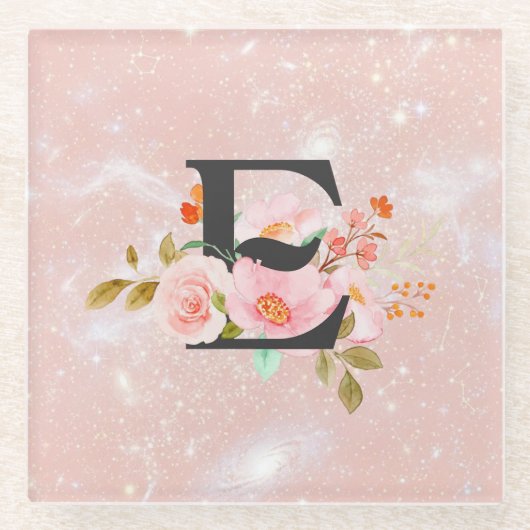 Brieven E Glas Onderzetter (Voorkant)