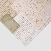 Brieven en ansichtkaarten tissuepapier (Detail)