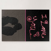 Brieven en paar legpuzzel (Horizontaal)