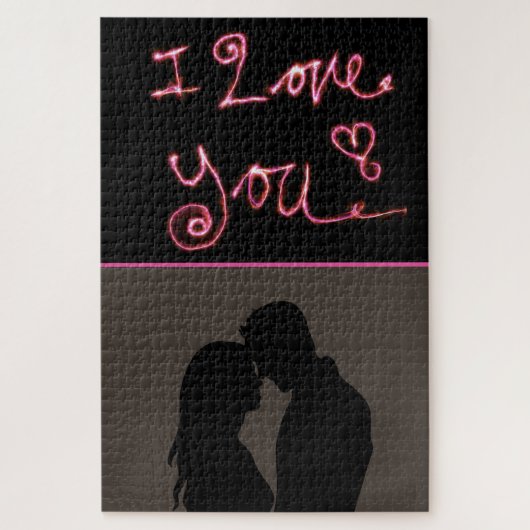 Brieven en paar legpuzzel (Verticaal)