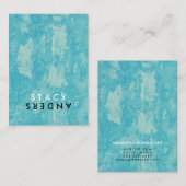 Brieven Flip Chic Rustic Visitekaartje (Voorkant / Achterkant)