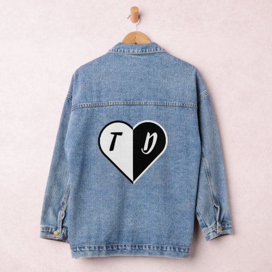 Brieven in het hart denim jacket (Hangar)