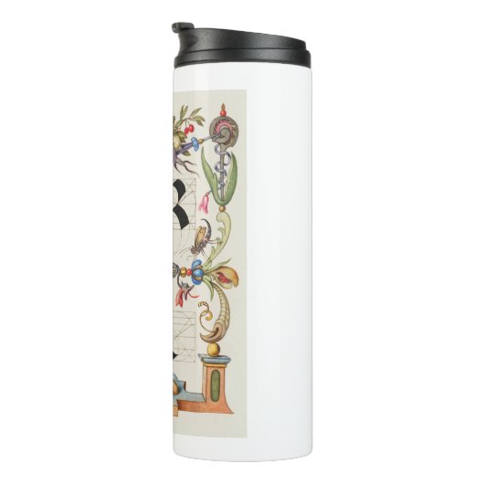 Brieven k en l van Mira Calligraphiae Monumenta Thermosbeker (Geroteerd rechts)