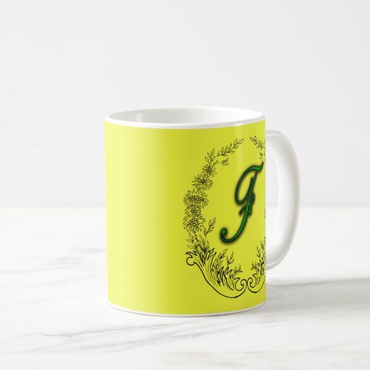 brieven koffiemok (Voorkant rechts)