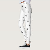 brieven leggings (Links)