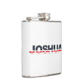 Brieven met de Amerikaanse vlag Heupfles (Rechts)