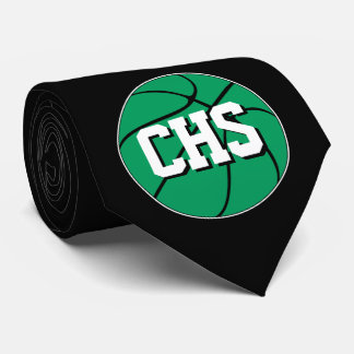 brieven of nummers van het groene Basketball Custo Stropdas