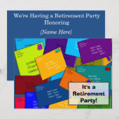 Brieven over uittreding van postwerknemers kaart (Voorkant / Achterkant)