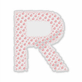 BRIEVEN SAMENGESTELD UIT HARTEN STICKER (Voorkant)