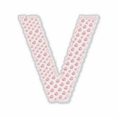 BRIEVEN SAMENGESTELD UIT HARTEN STICKER (Voorkant)