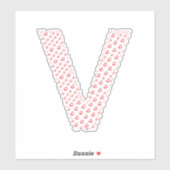 BRIEVEN SAMENGESTELD UIT HARTEN STICKER (Vel)