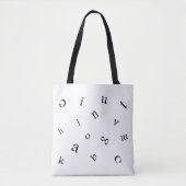 brieven tote bag (Voorkant)