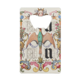 Brieven U en V Mira Calligraphiae Calligrafie Creditkaart Flessenopener