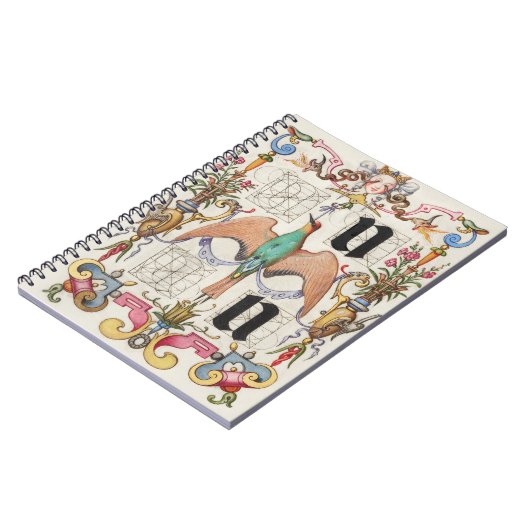 Brieven U en V Mira Calligraphiae Calligrafie Notitieboek (Linkerzijde)