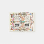 Brieven U en V Mira Calligraphiae Calligrafie Post-it® Notes (Voorkant)