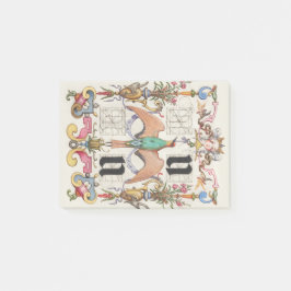 Brieven U en V Mira Calligraphiae Calligrafie Post-it® Notes