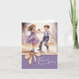 Brieven van dank voor moderne dansinstructeurs bedankkaart