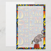 brieven van de Circus; Briefpapier (Voorkant / Achterkant)