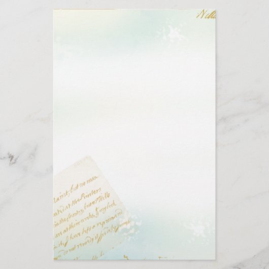 Brieven van de Parijse fabriek in Blue Briefpapier (Voorkant)