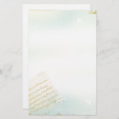 Brieven van de Parijse fabriek in Blue Briefpapier (Voorkant / Achterkant)