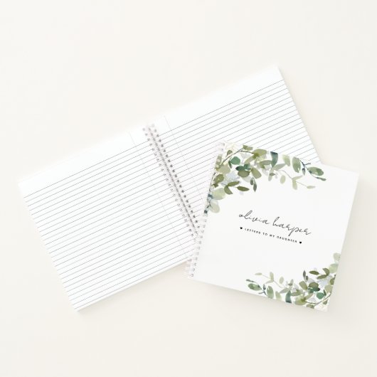 Brieven van Eucalyptus Sage Ivy aan mijn dochterbl Notitieboek (Binnen)