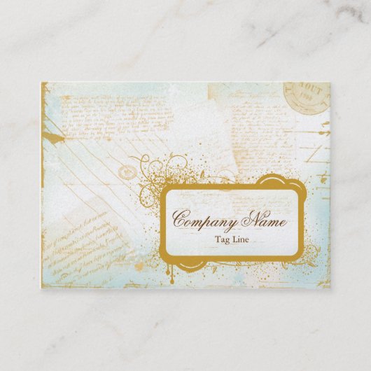 Brieven van het Visitekaartje van Parijs (Voorkant)