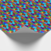 Brieven van postbezorger cadeaupapier (Hoek)