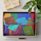 Brieven van postbezorger tissuepapier (Geschenk)