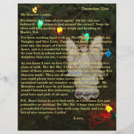 Brieven van Santa Angel Lights Ouder Kinderen