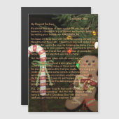 Brieven van Santa Gingerbread 5x7 (Voorkant / Achterkant)