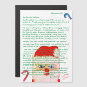 Brieven van Santa Magnetic Gepersonaliseerde brief (Voorkant / Achterkant)