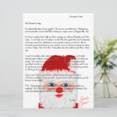 Brieven van Santa Personalized Feestdagenkaart (Staand voorkant)