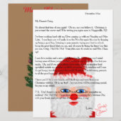 Brieven van Santa Personalized Feestdagenkaart (Voorkant / Achterkant)