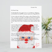 Brieven van Santa Personalized Feestdagenkaart (Staand voorkant)