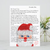 Brieven van Santa Personalized Feestdagenkaart (Staand voorkant)