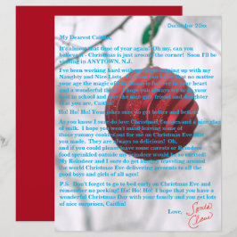 Brieven van Santa Tweens Red Ornament