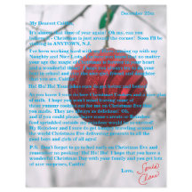 Brieven van Santa Tweens Red Ornament