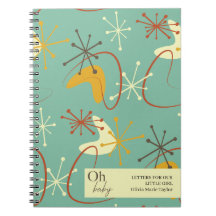 Brieven voor Baby Notitieboek Mid-Century Modern B
