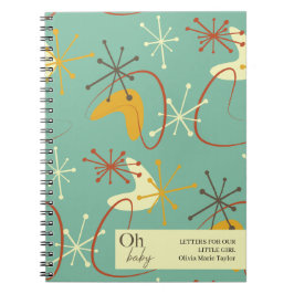 Brieven voor Baby Notitieboek Mid-Century Modern B