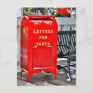Brieven voor Santa Mailbox Feestdagenkaart