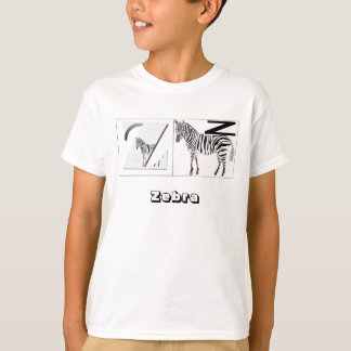 Brieven - Z - Zebra T-shirt