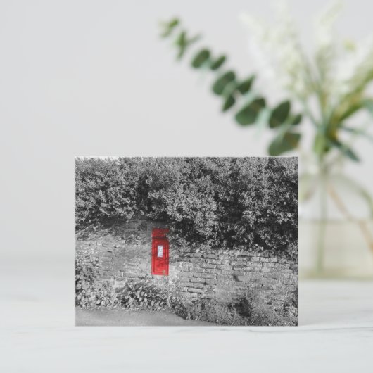 Brievenbus Britse muur Briefkaart (Staand voorkant)