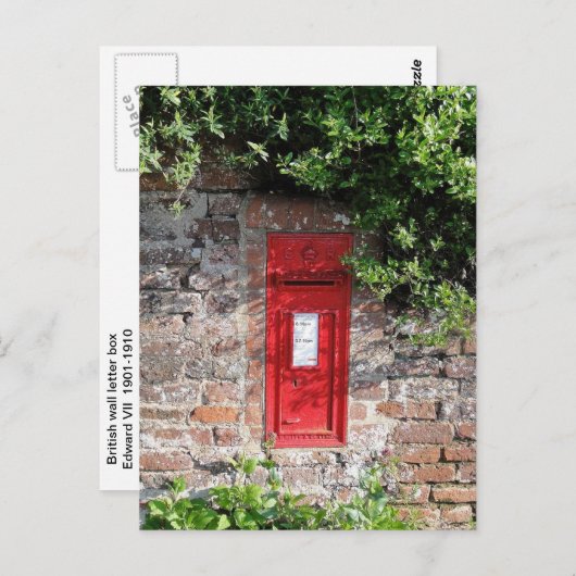 Brievenbus Britse muur Briefkaart (Voorkant / Achterkant)