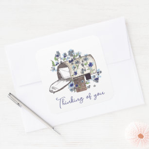 Brievenbus die een Sticker van het Gebedsplein ver