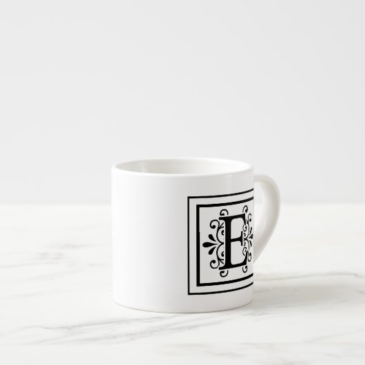 Brievenbus E Monogram Espresso Mok (Voorkant rechts)