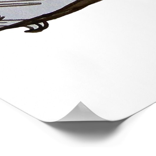 Brievenbus met briefpostbus art poster (Hoek)