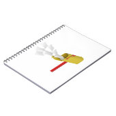 Brievenbus met vliegletters notitieboek (Linkerzijde)