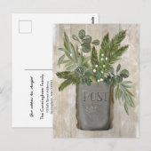  brievenbus Nieuw Adres Bewegend Briefkaart (Voorkant / Achterkant)